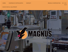 Tablet Screenshot of magnus-corp.com